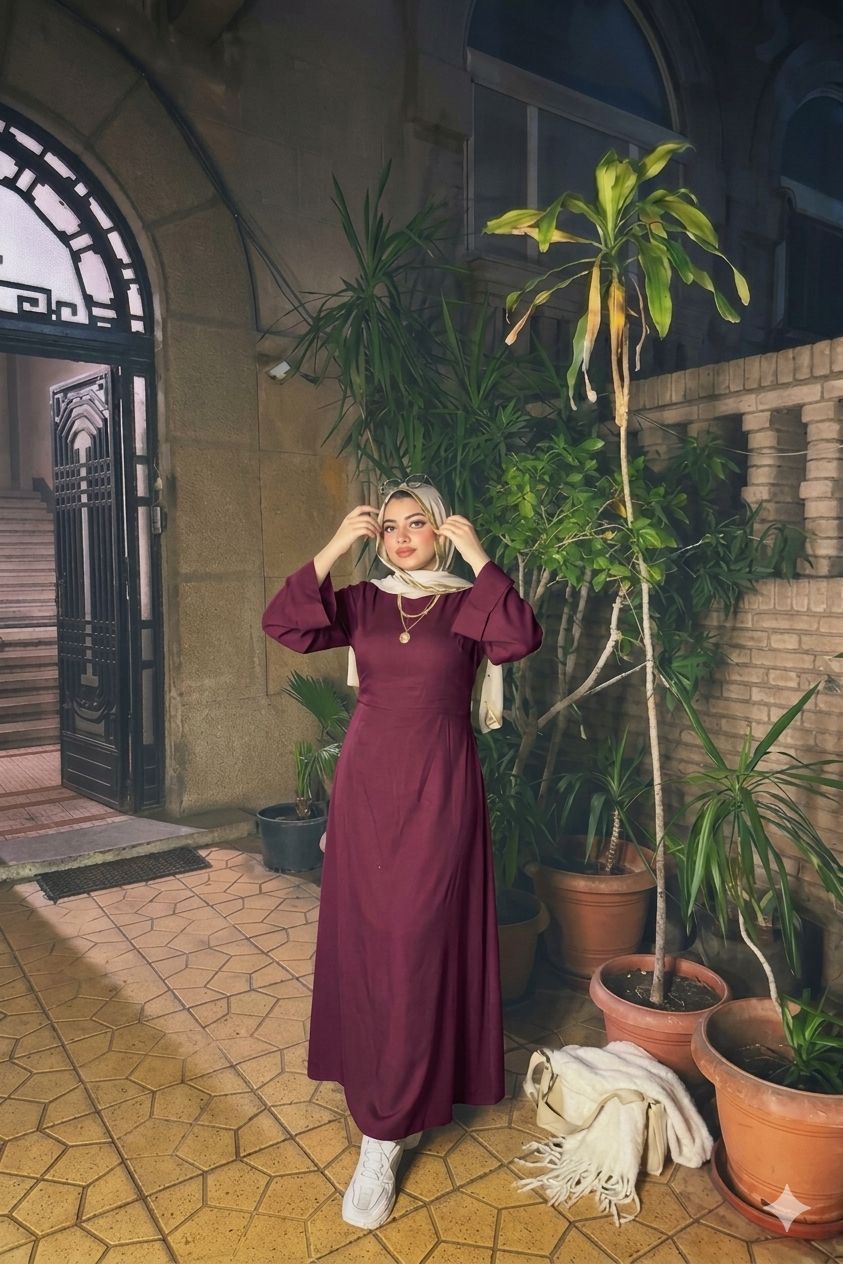 فستان مريح يومي