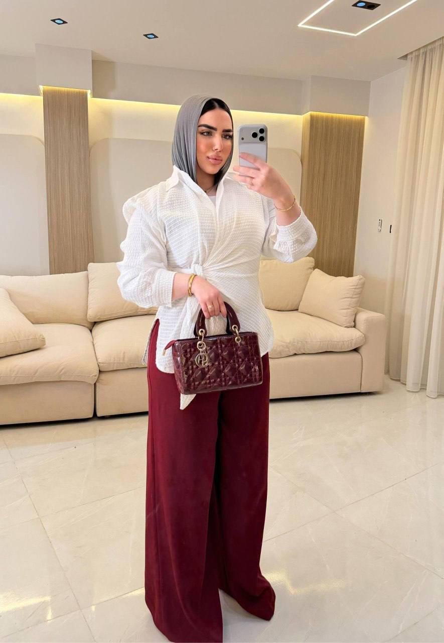 شميز رباط ابيض